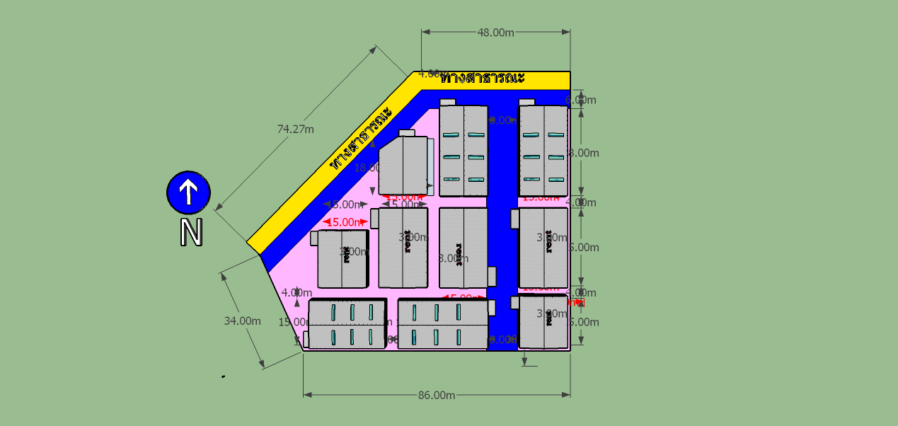 HR16 โกดังสำเร็จรูปให้เช่านิคมอุตสาหกรรมบางพลี อ.บางบ่อ จ.สมุทรปราการ